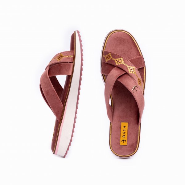 Pink -3 Straps Sandal