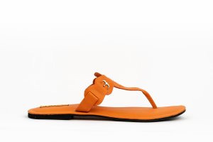 Women Chatai Orange Slippers