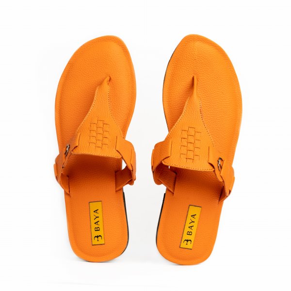 Women Chatai Orange Slippers