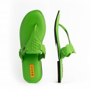 Women Chatai Green Slippers